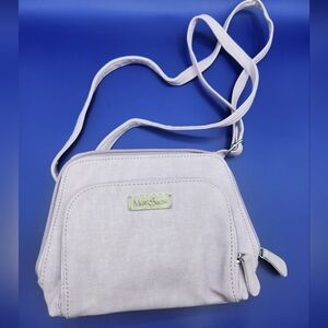 MultiSac Light Purple Lavender Nylon Crossbody Bag Purse Adjustable Strap